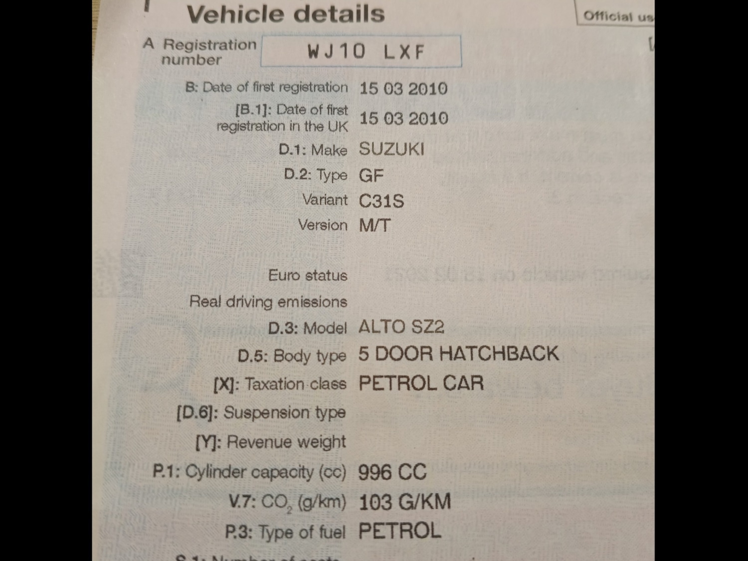 Used Suzuki Alto 2010 for sale - 77165755: Photo 35