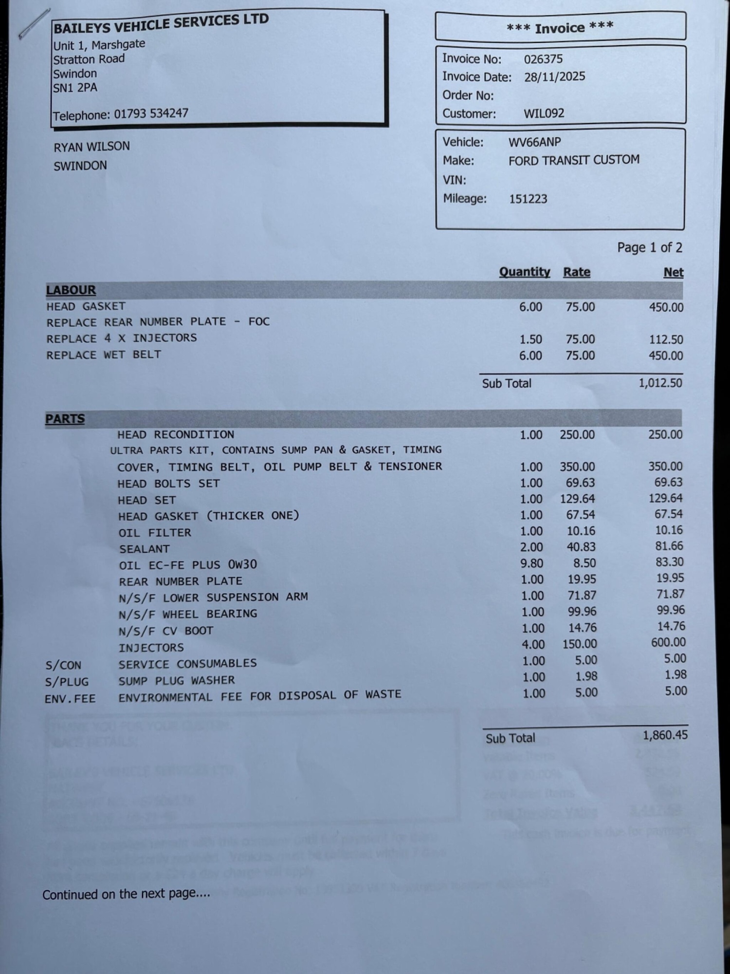 Used Ford Transit Custom 2017 for sale - 78043740: Photo 10