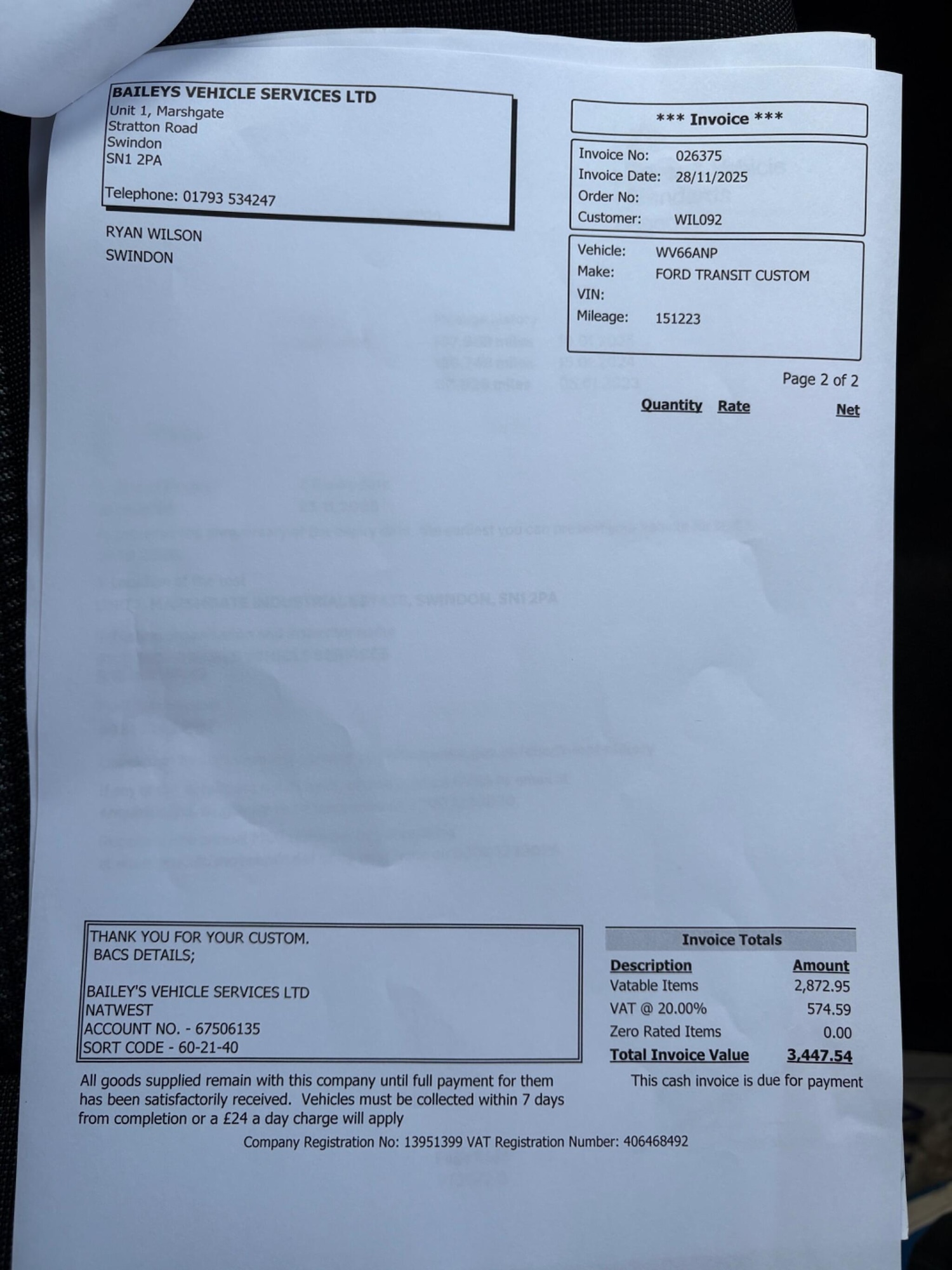 Used Ford Transit Custom 2017 for sale - 78043740: Photo 11