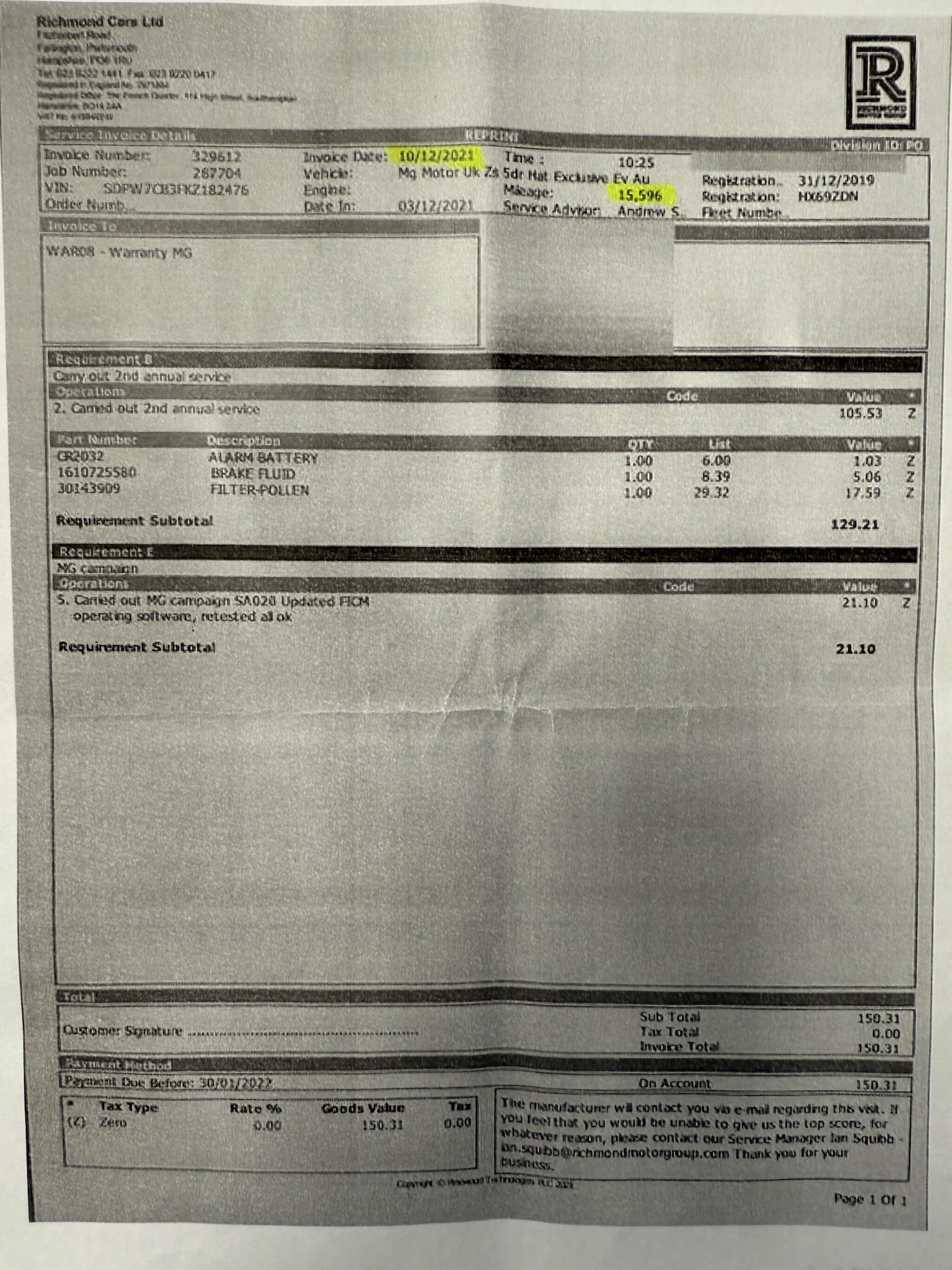 Used MG MG ZS 2019 for sale - 76520236: Photo 37