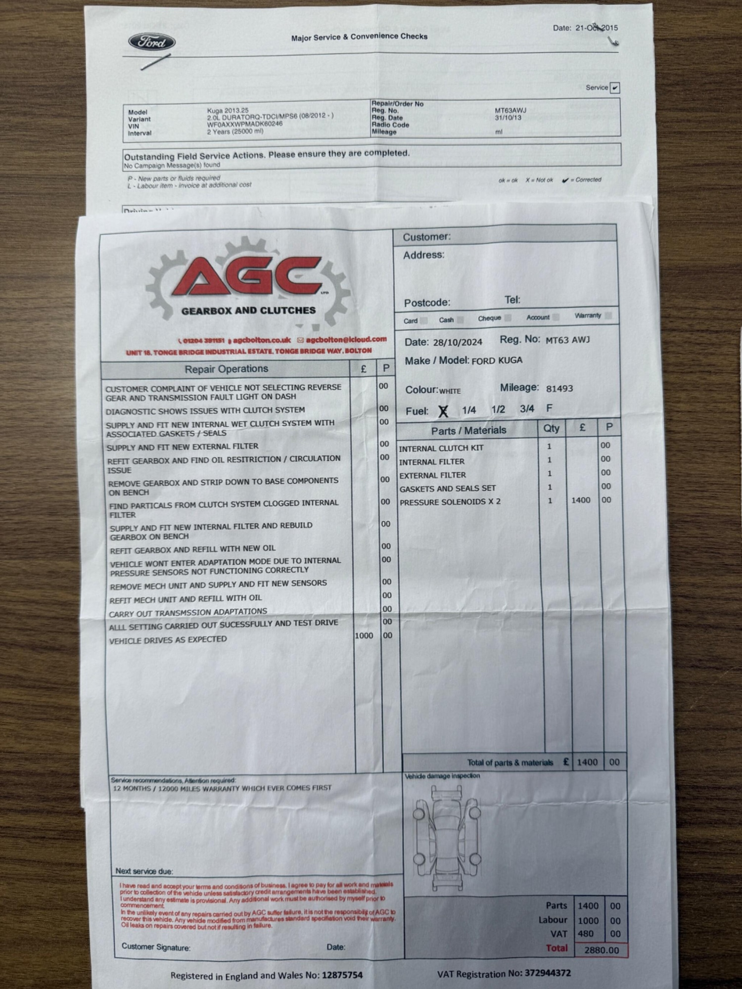 Used Ford Kuga 2013 for sale - 76368994: Photo 30