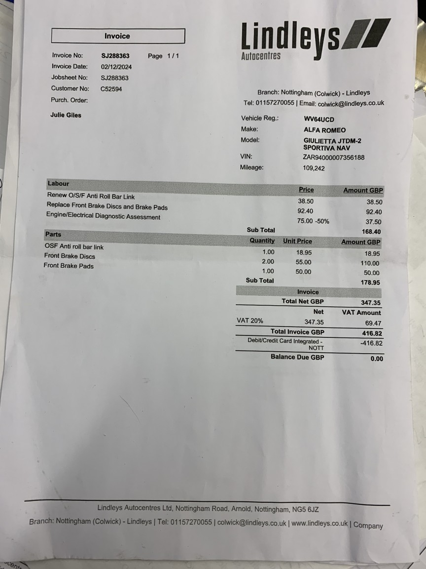 Used Alfa Romeo Giulietta 2014 for sale - 77420325: Photo 65