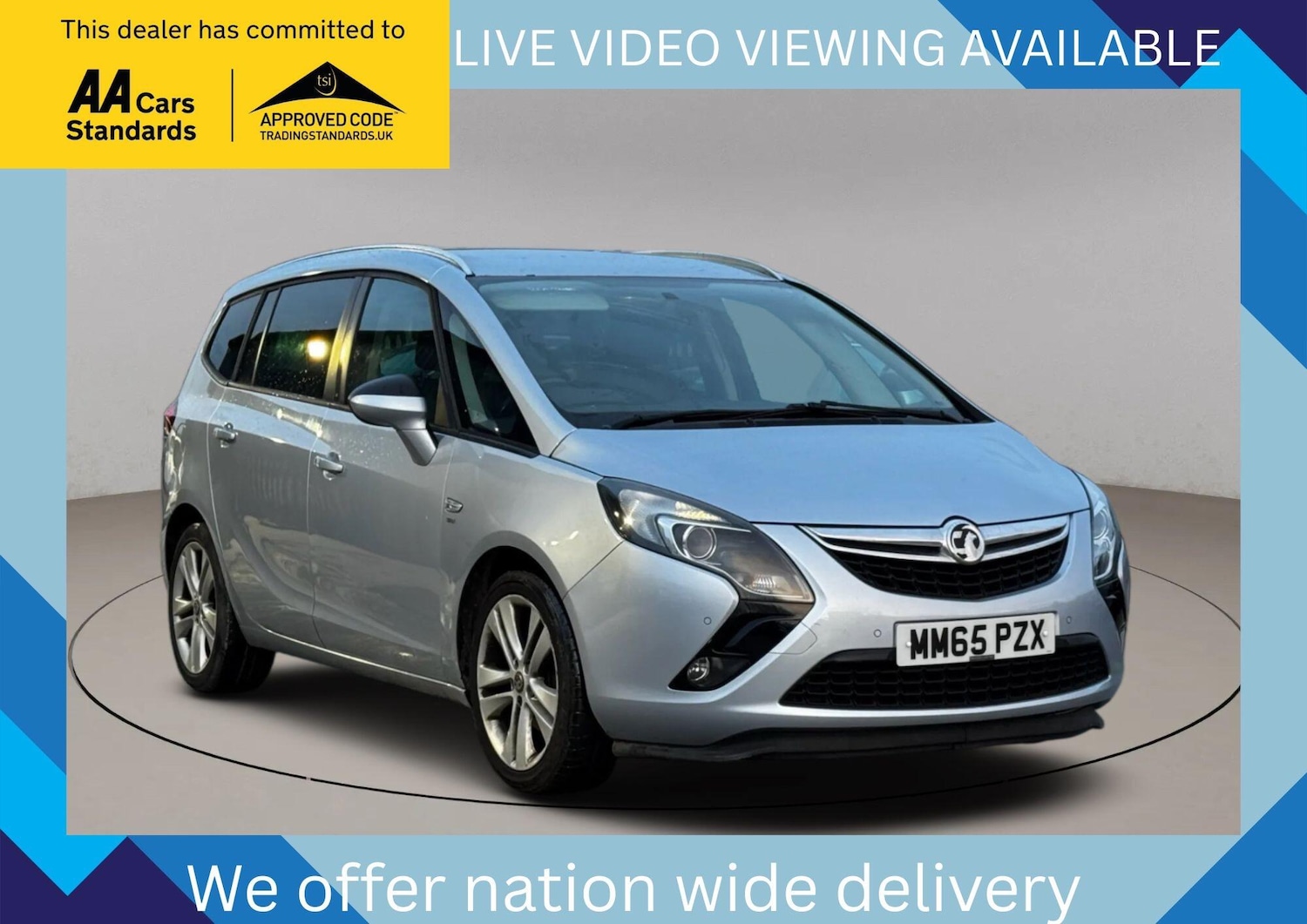 Used Vauxhall Zafira 2015 for sale - 77396354: Photo 1