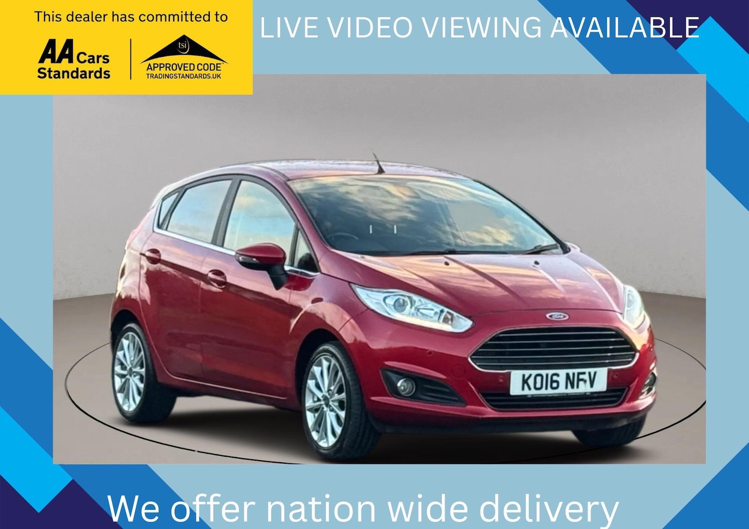 Used Ford Fiesta 2016 for sale - 76801821: Photo 1