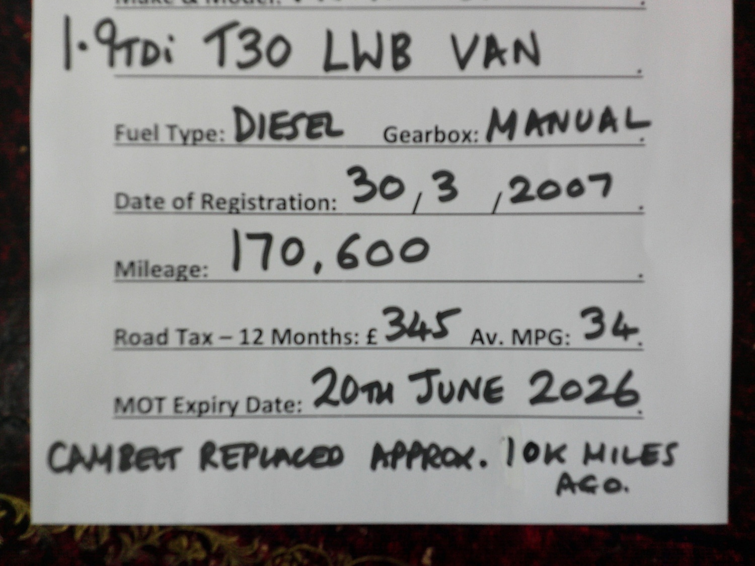 Used Volkswagen Transporter 2007 for sale - 77271323: Photo 10