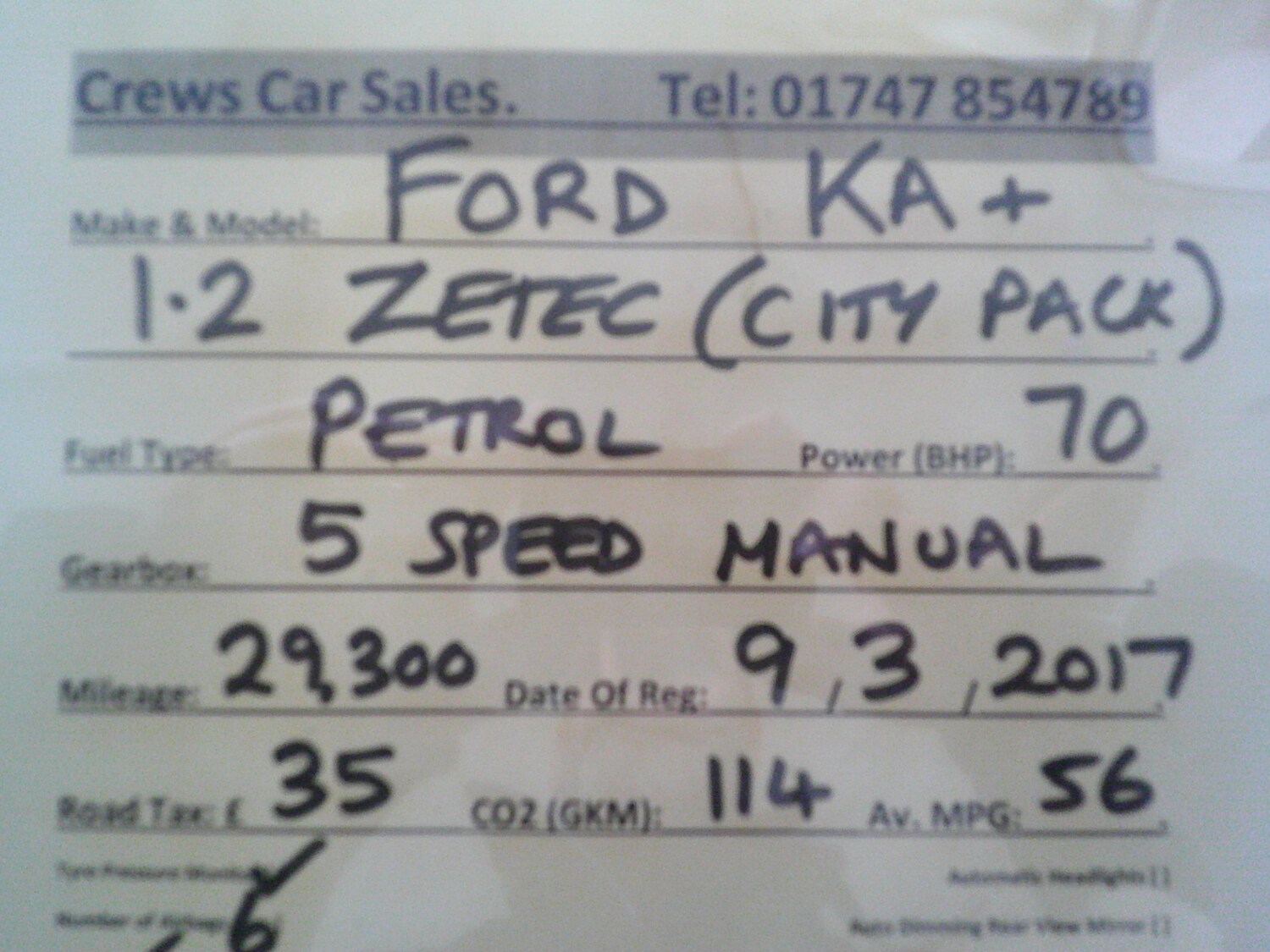 Used Ford Ka+ 2017 for sale - 76476974: Photo 32