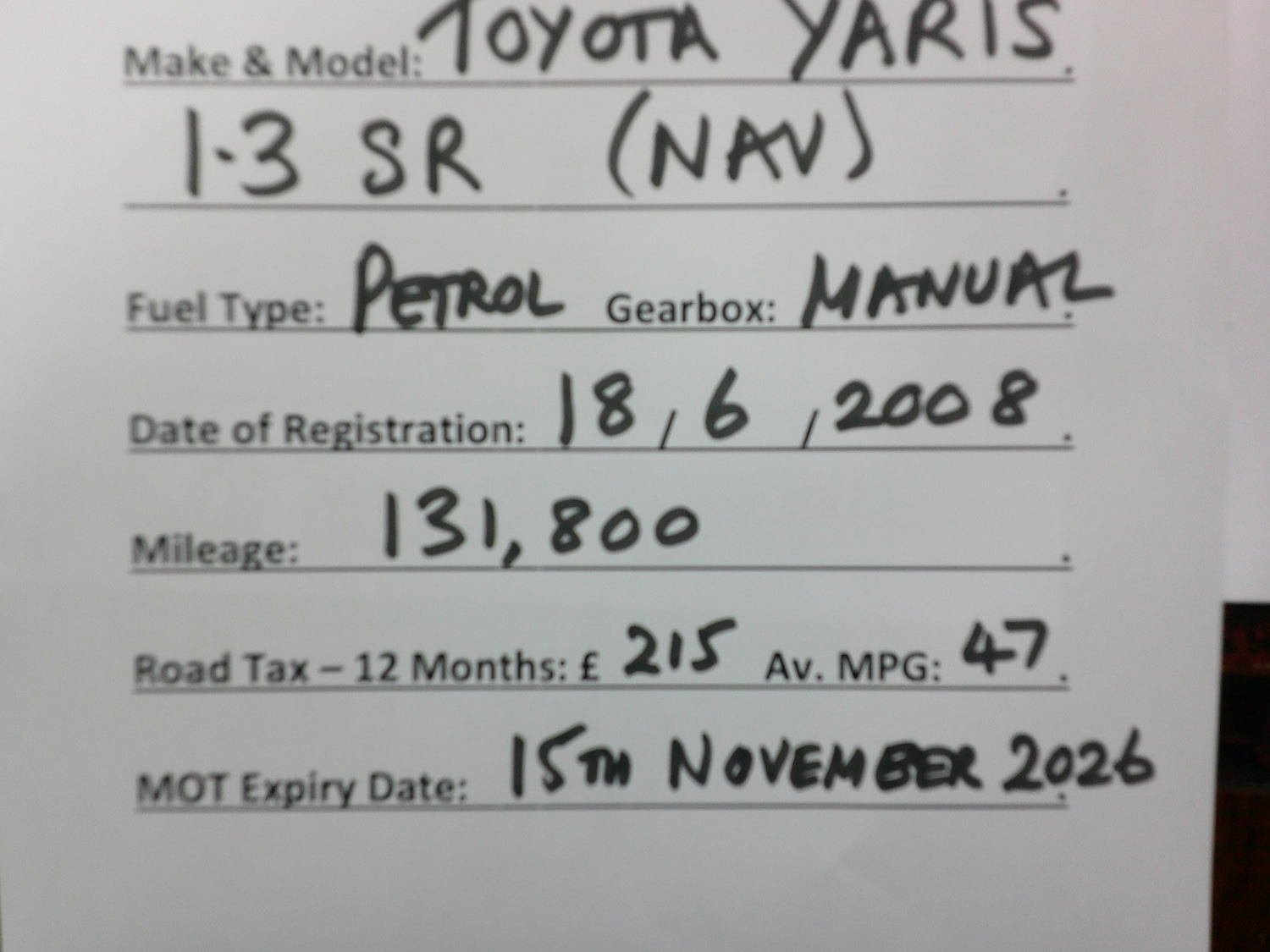 Used Toyota Yaris 2008 for sale - 77864617: Photo 10