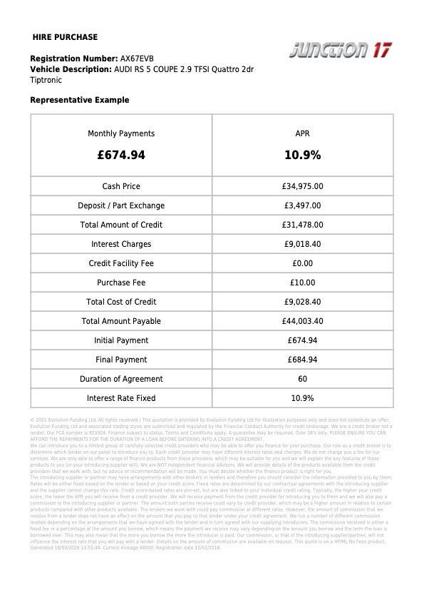 Used Audi RS5 2018 for sale - 78100416: Photo 2