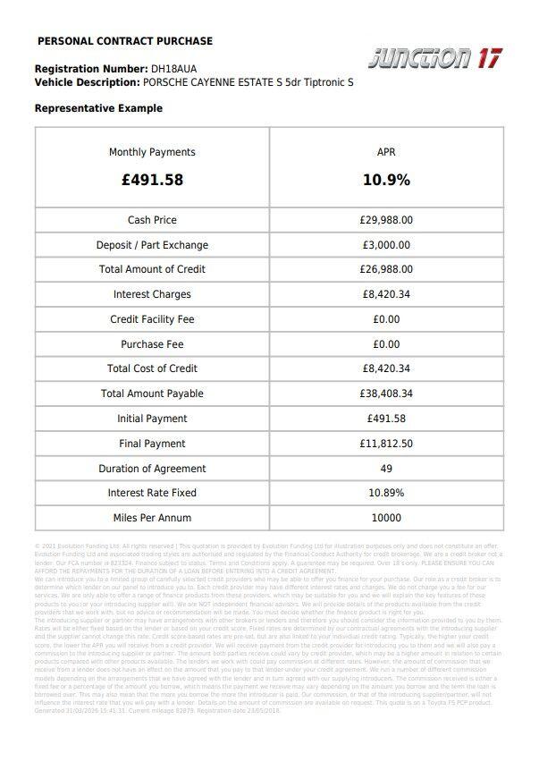 Used Porsche Cayenne 2018 for sale - 78047635: Photo 2