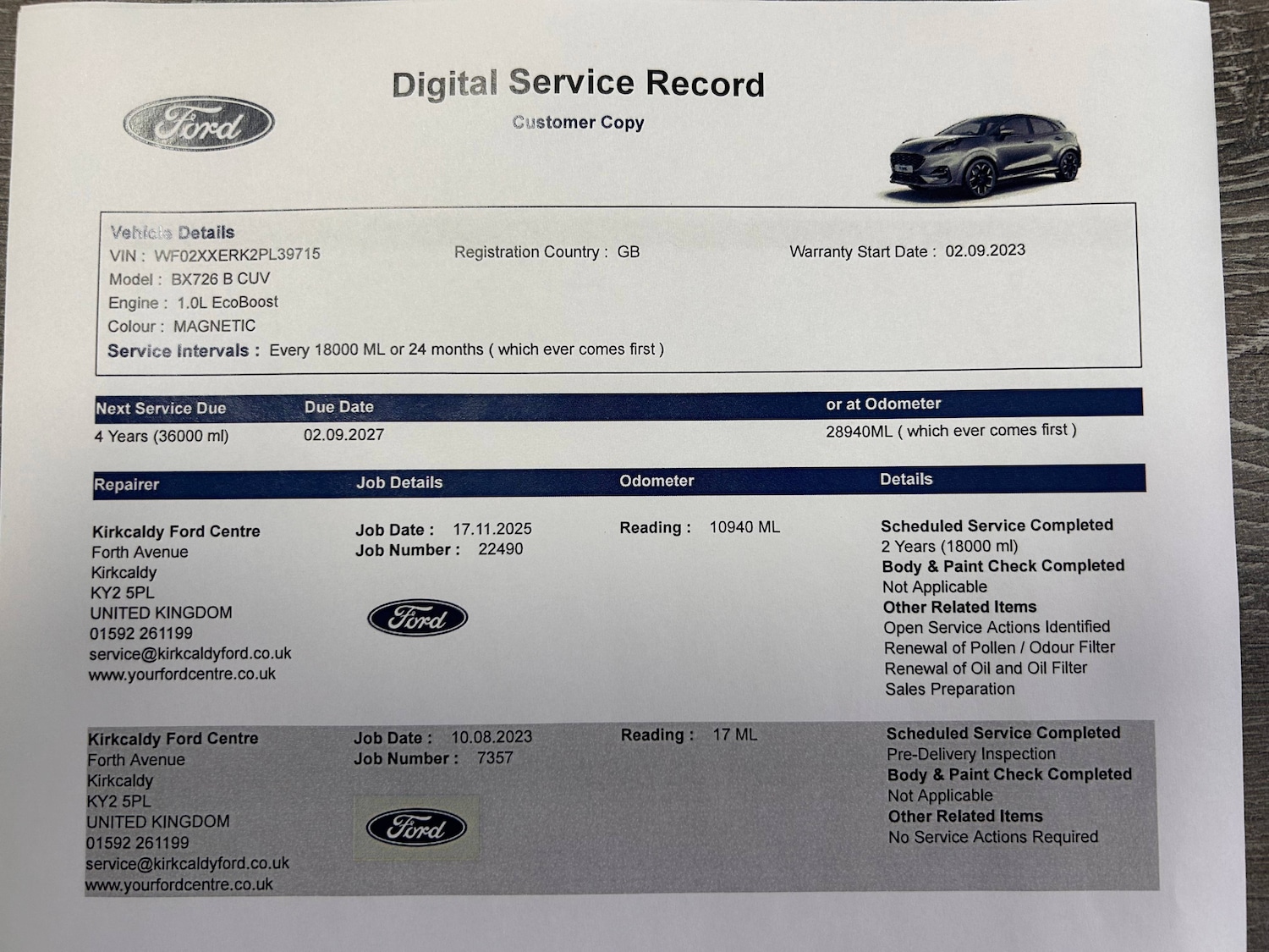 Used Ford Puma 2023 for sale - 76403398: Photo 27