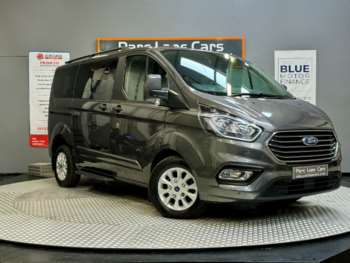 Ford, Tourneo Custom 2022 320 Trend L2 LWB 9 Seater 2.0 EcoBlue 130ps Low Roof, FRONT & REAR PARKING 4-Door