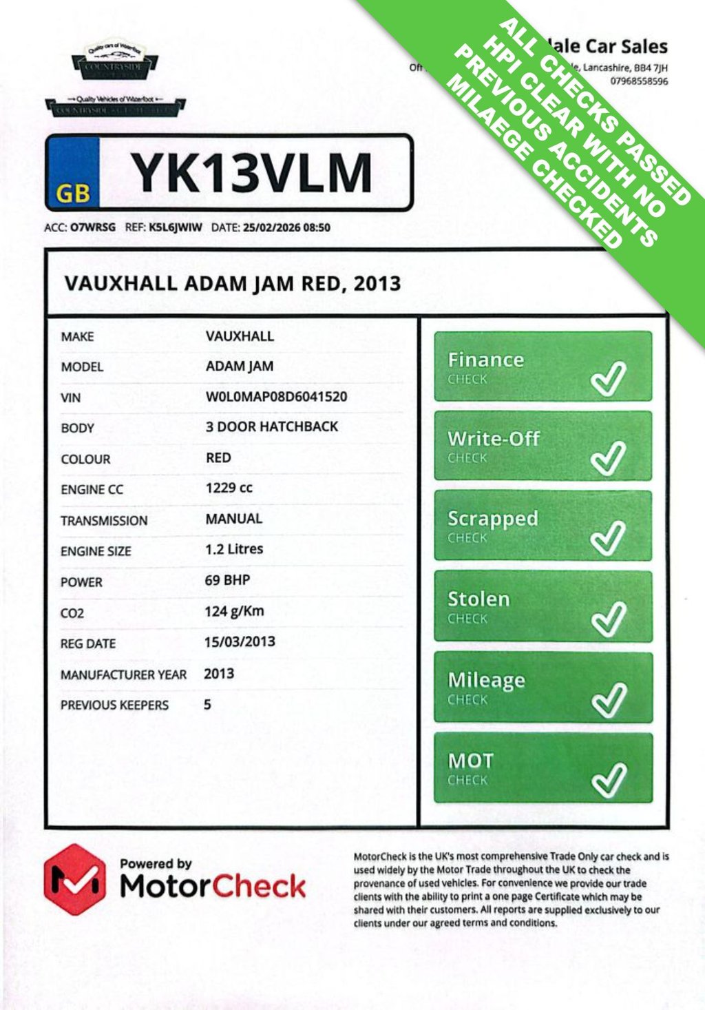 Used Vauxhall ADAM 2013 for sale - 78056362: Photo 18