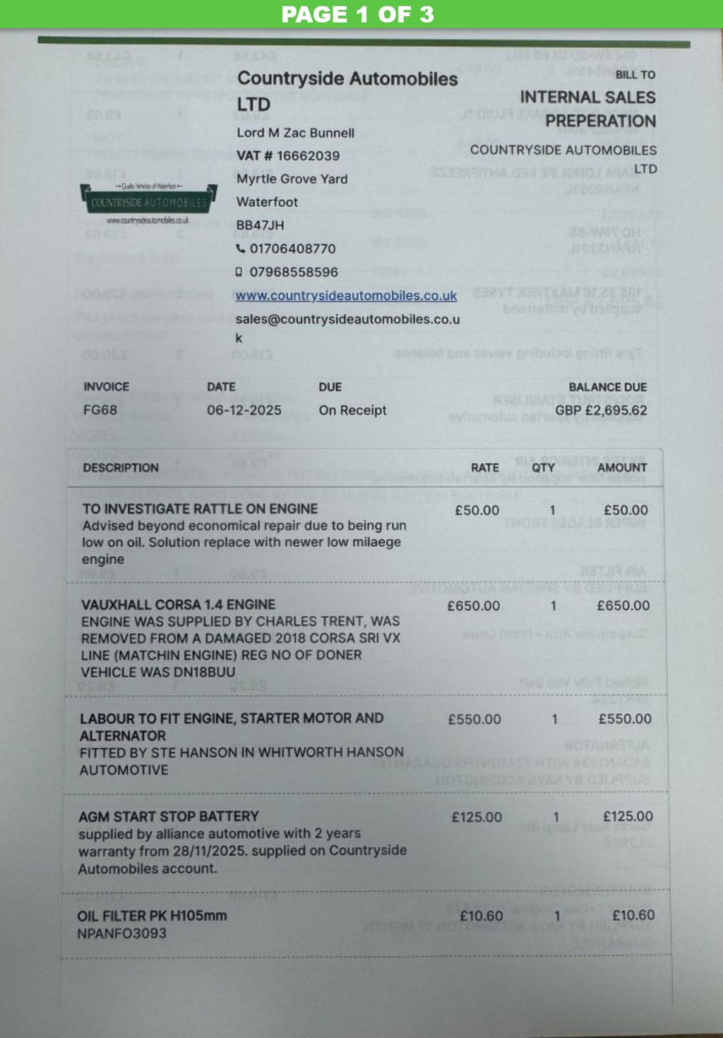 Used Vauxhall Corsa 2015 for sale - 76970040: Photo 12