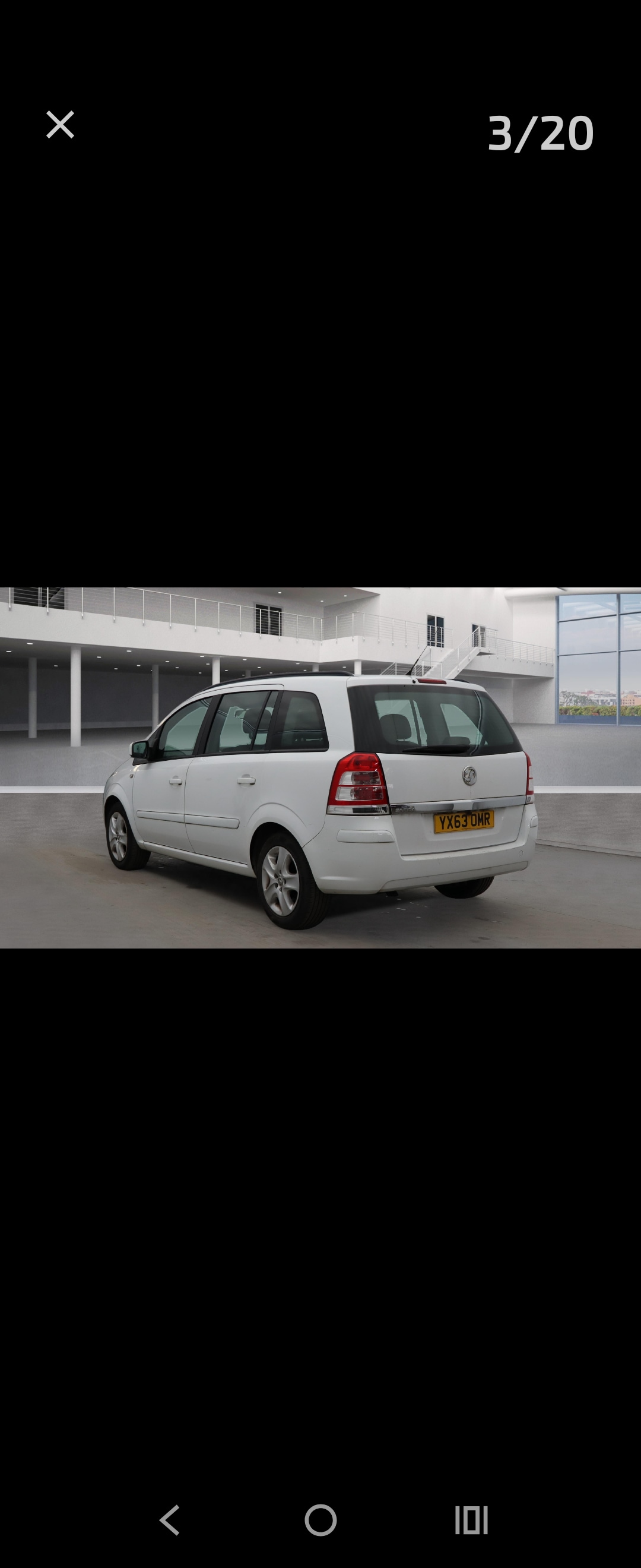 Used Vauxhall Zafira 2013 for sale - 76718760: Photo 2