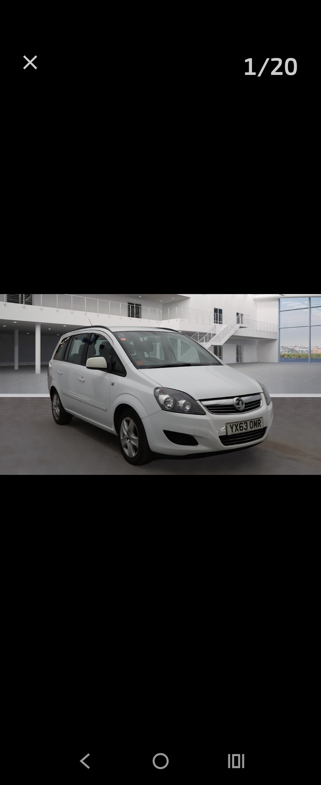 Used Vauxhall Zafira 2013 for sale - 76718760: Photo 3