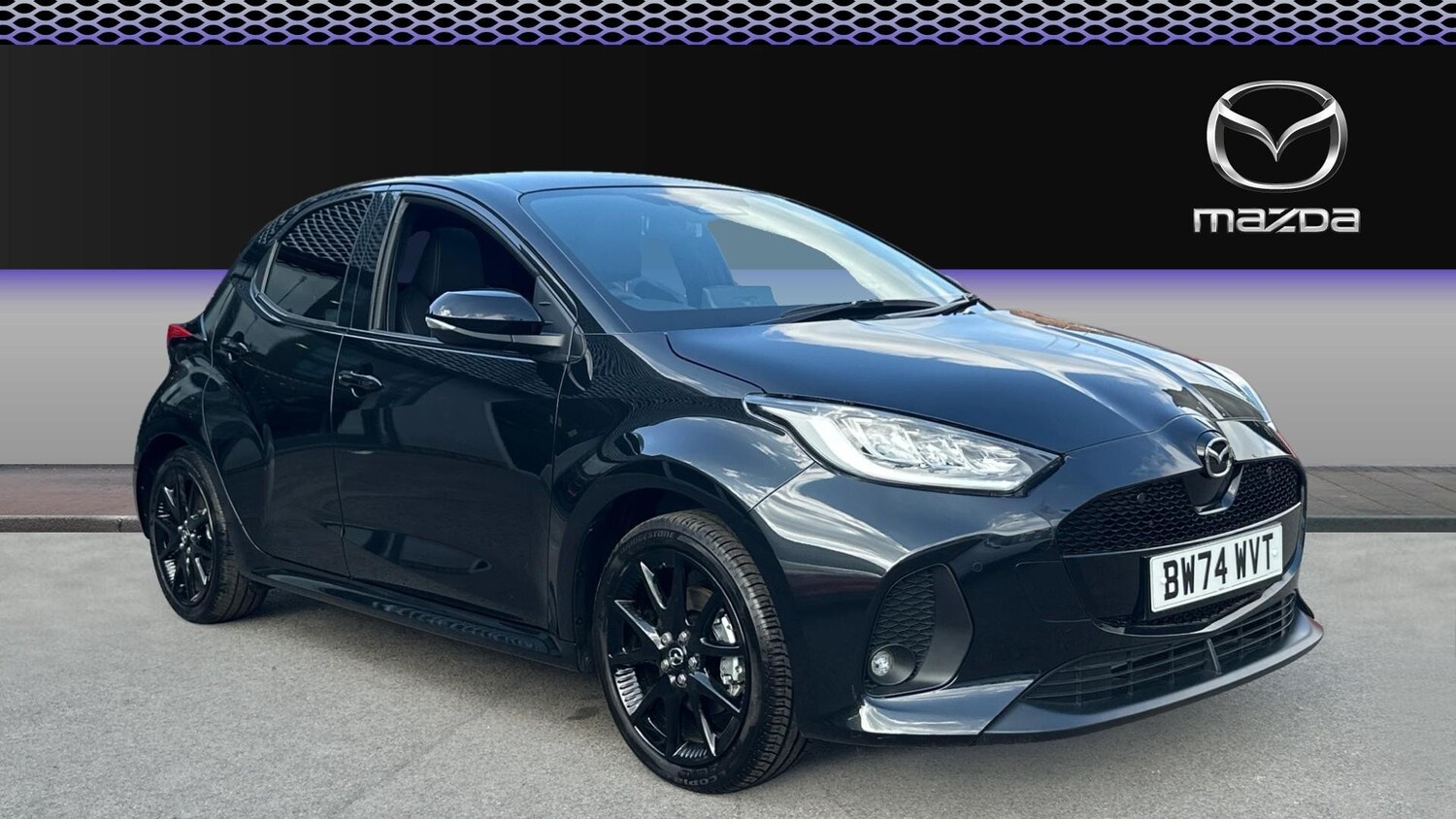 2025 Mazda Mazda2 HYBRID 1.5i Hybrid Homura Plus 5dr CVT Hybrid Hatchback Hatchb - Picture 1 of 24