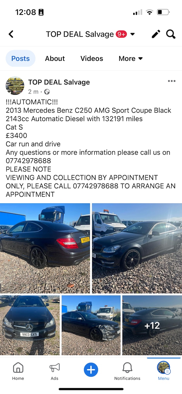 Used Mercedes-Benz C-Class 2013 for sale - 69008628: Photo 15