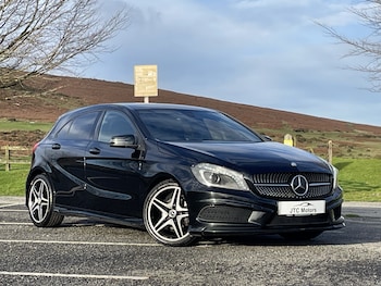 2015 - A180 CDI AMG Night Edition 5dr Auto, diesel, black + £20 road tax