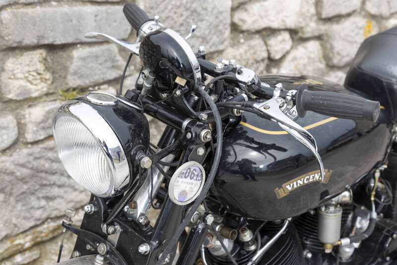 Used VINCENT BLACK SHADOW SERIES C BLACK SHADOW 1951 for sale - 78936019: Photo 9