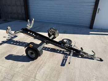Used MOTOLUG SE COLLAPSIBLE SINGLE-BIKE TRAILER undefined for sale - bike-78637399: Photo