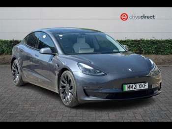 2021 - (Dual Motor) Performance Saloon 4dr Electric Auto 4WDE (Performance Upgrade