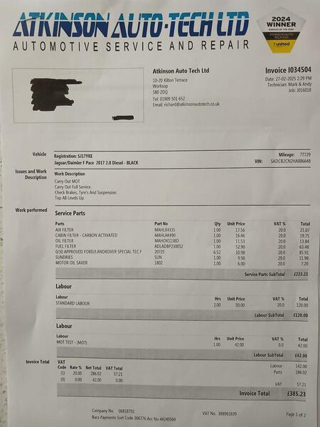 Used Jaguar F-Pace for sale - 78215091: Photo 16