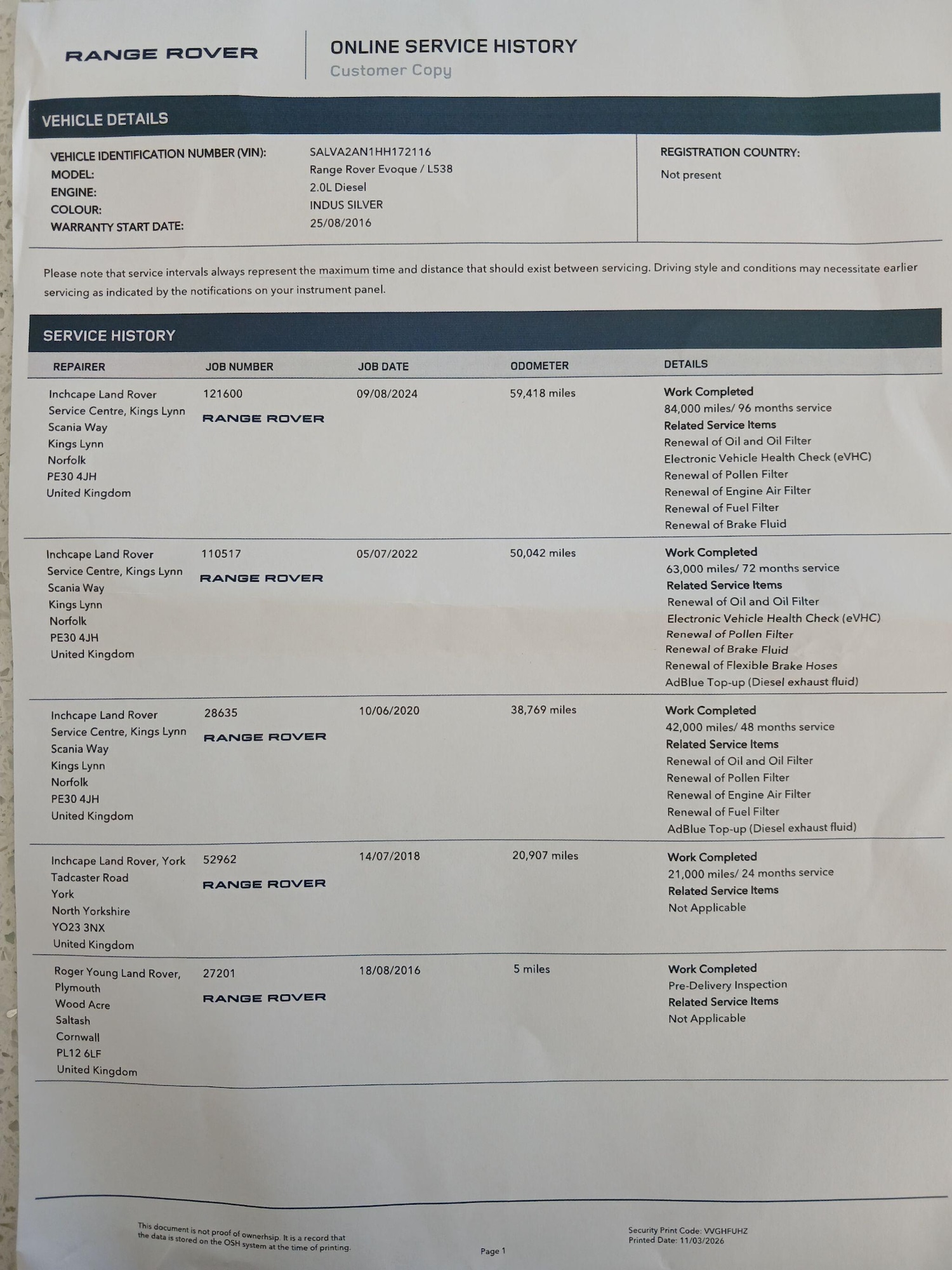 Used Land Rover Range Rover Evoque for sale - 77925725: Photo 3