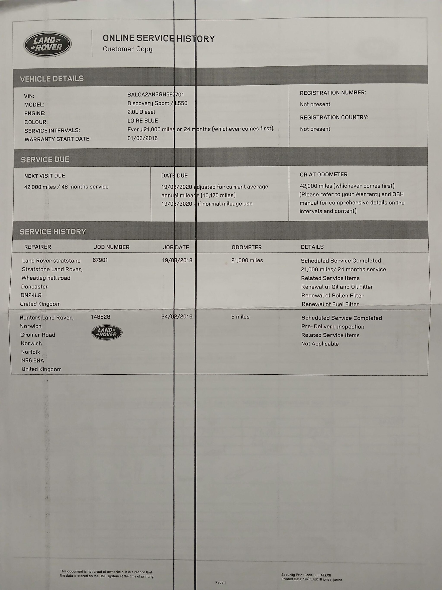 Used Land Rover Discovery Sport 2016 for sale - 76976392: Photo 3