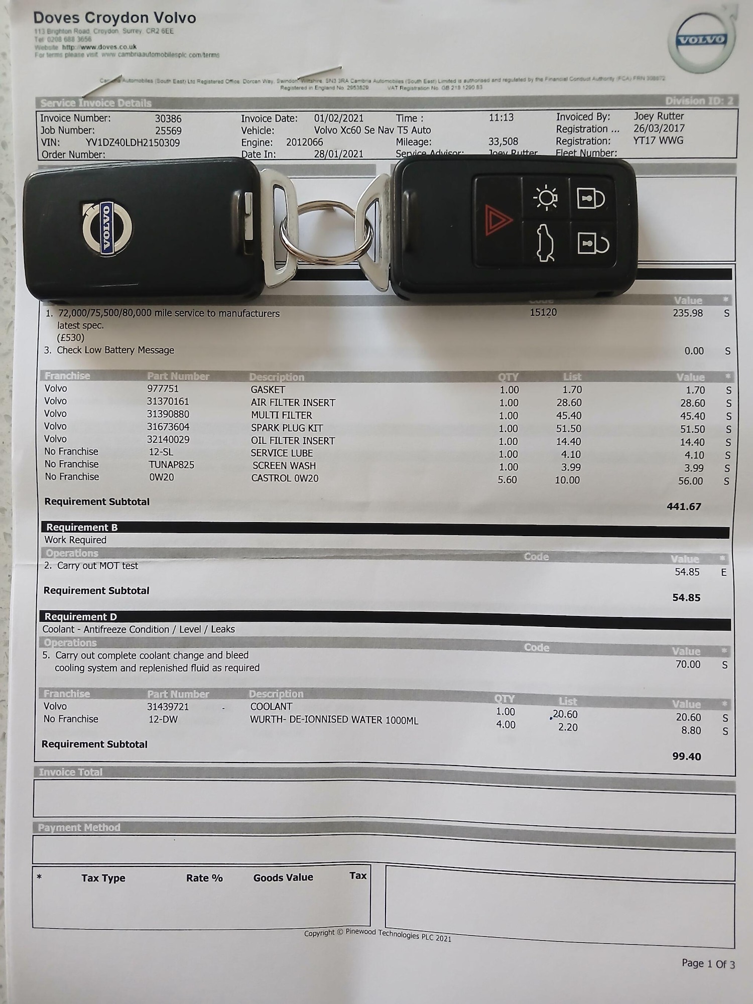 Used Volvo XC60 2017 for sale - 78057568: Photo 17