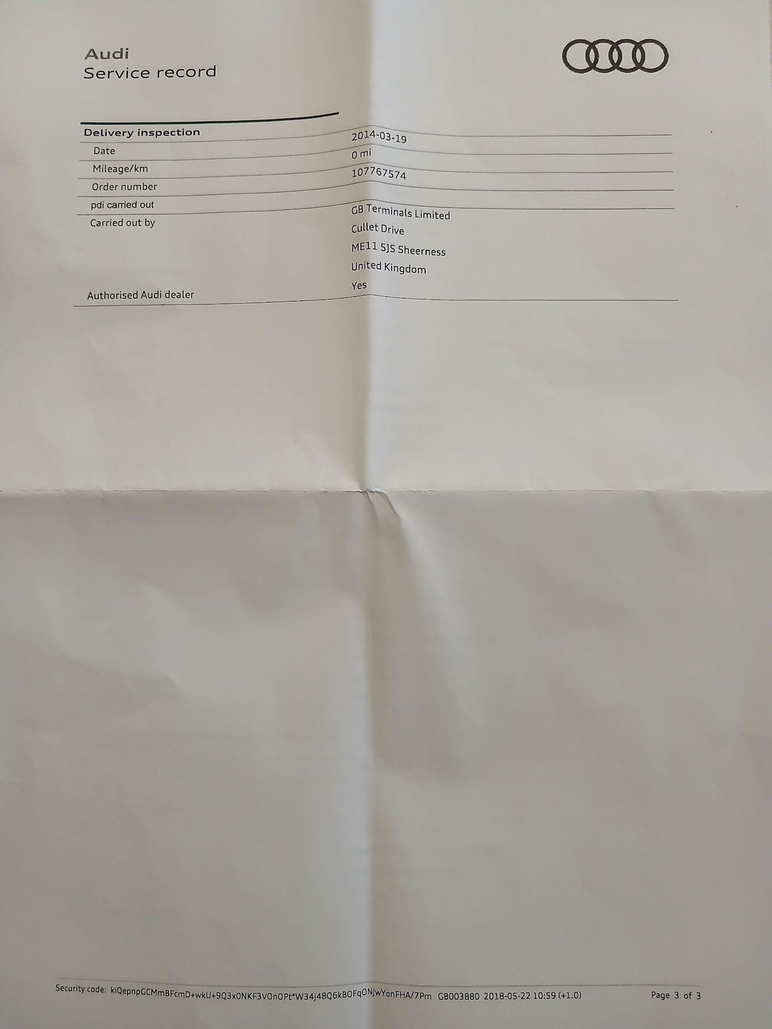 Used Audi A4 2014 for sale - 76801048: Photo 3