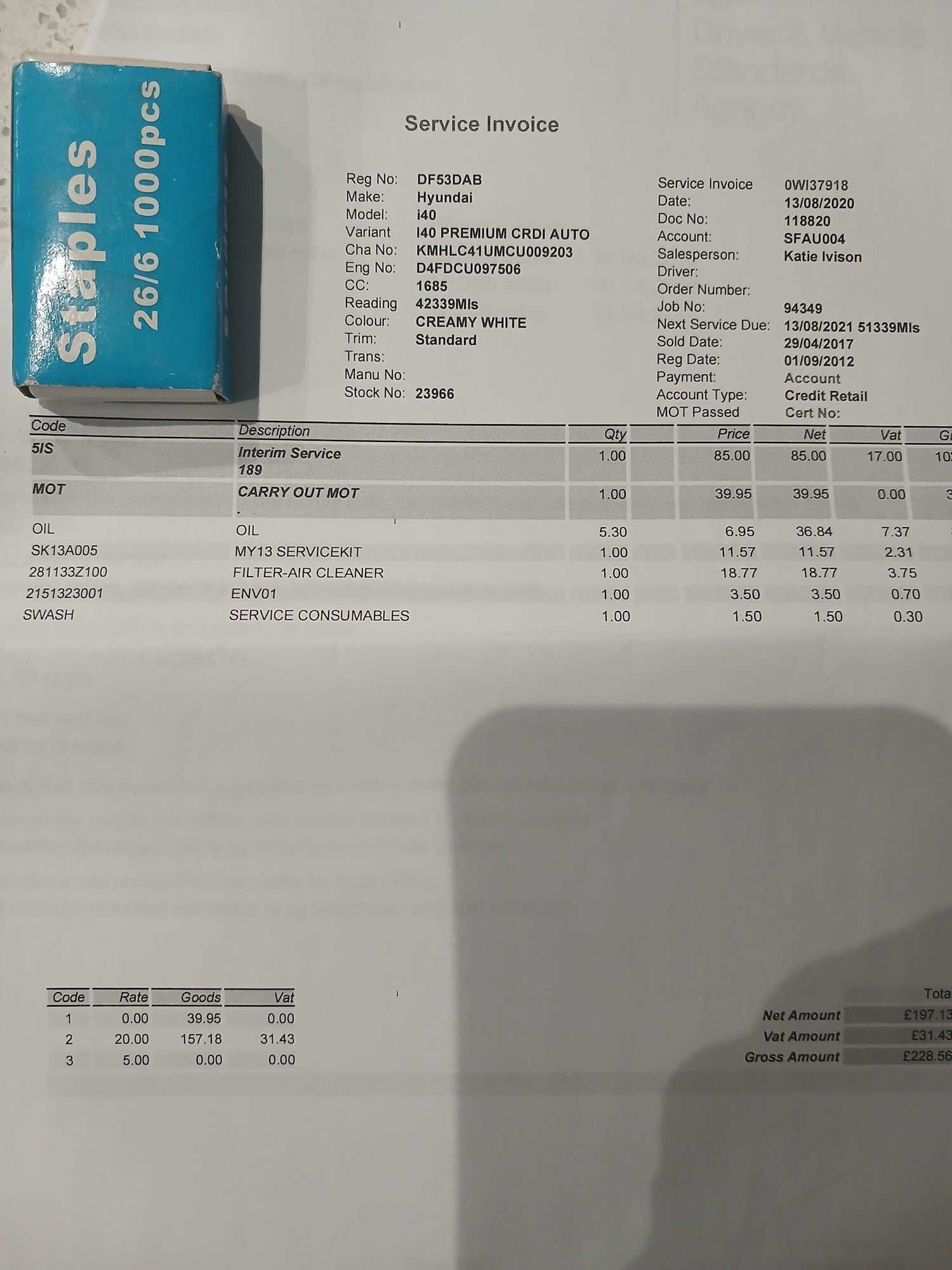 Used Hyundai i40 2012 for sale - 76701256: Photo 9