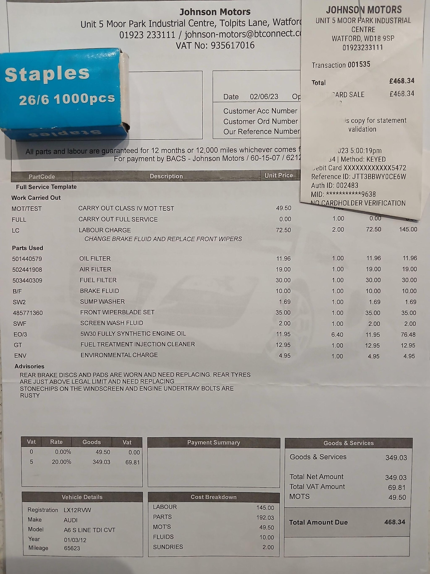 Used Audi A6 2012 for sale - 77549705: Photo 4