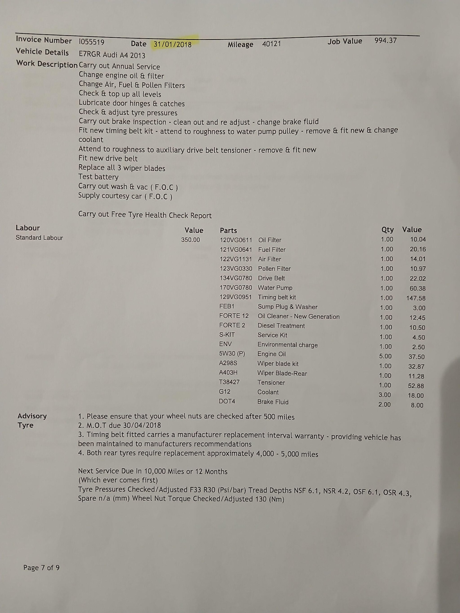 Used Audi A4 Avant 2013 for sale - 77279150: Photo 17