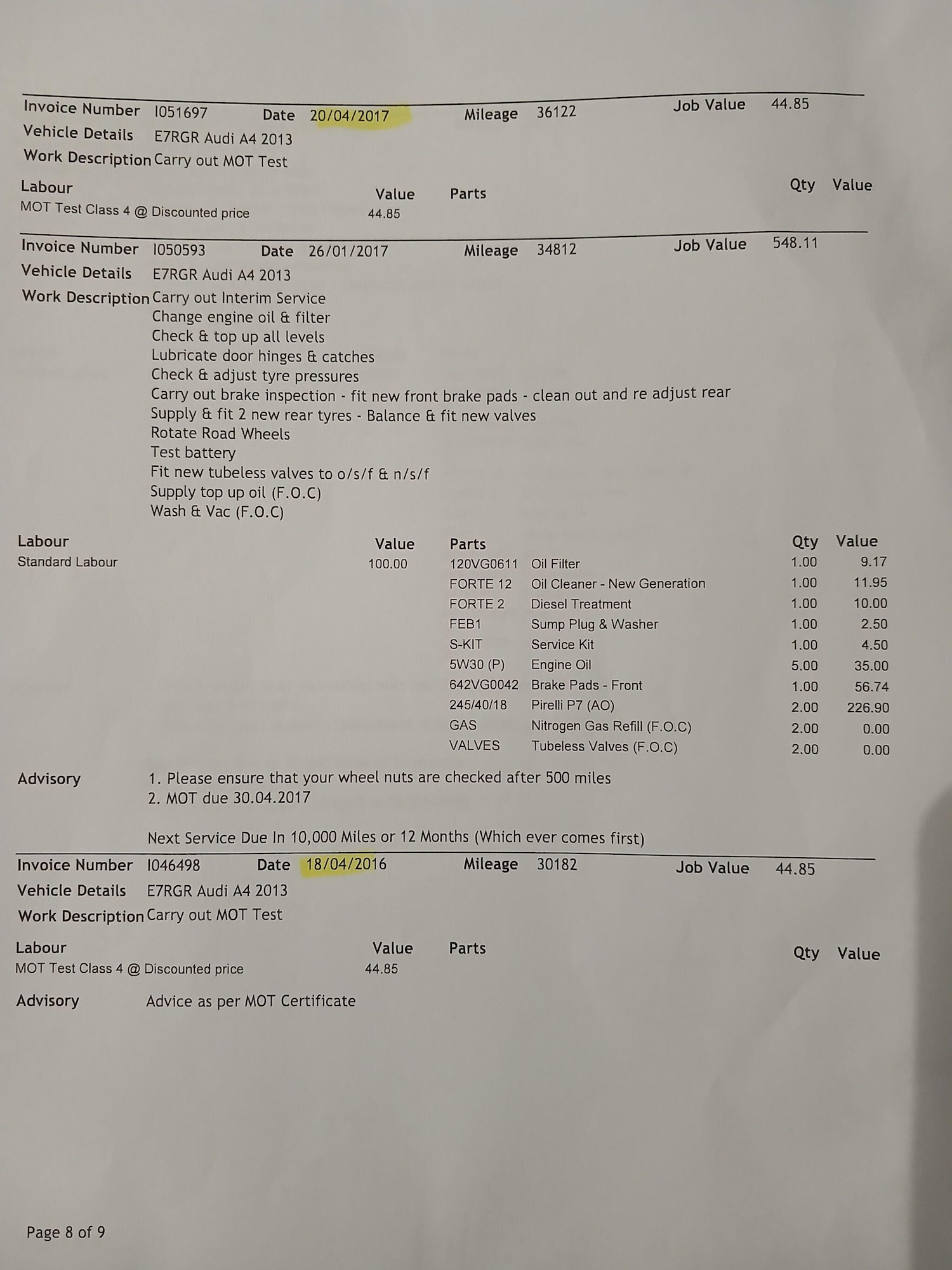 Used Audi A4 2013 for sale - 77279150: Photo 7