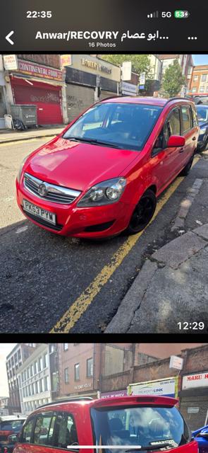 Used Vauxhall Zafira 2013 for sale - 76668309: Photo 2