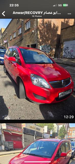 Used Vauxhall Zafira 2013 for sale - 76668309: Photo 3