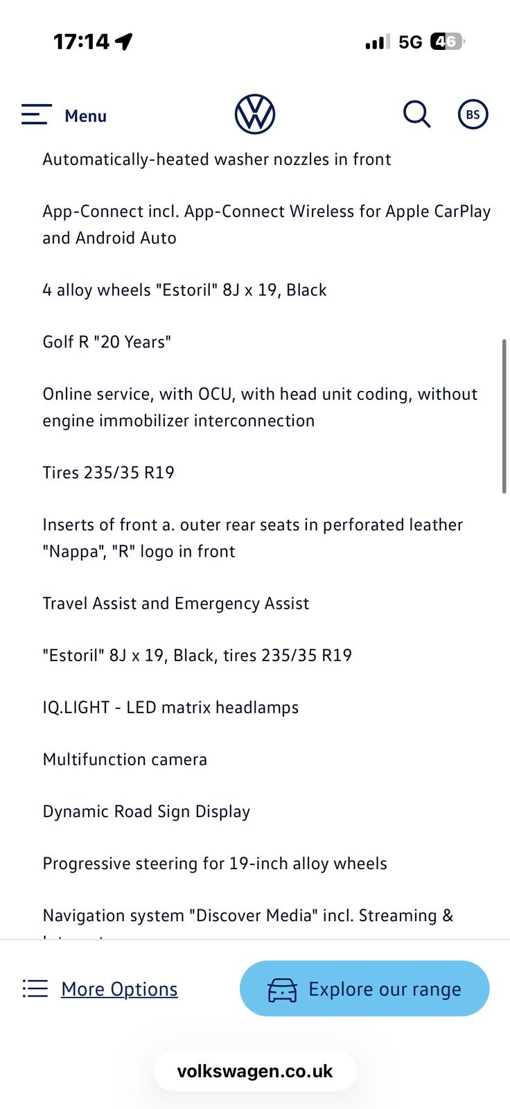 Used Volkswagen Golf 2023 for sale - 77673971: Photo 89