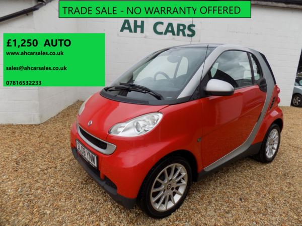 Cheap smart fortwo 2008 (08) - Passion 2dr Auto for sale in March, Cambridgeshire