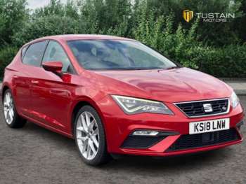 2018 (18) Seat Leon FR Technology 1.4 TSI 5Dr in White. 14k Miles. 1 Owner.  2 Services. £14,990 