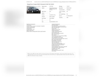 Used Land Rover Range Rover Evoque 2022 for sale - 78875291: Photo