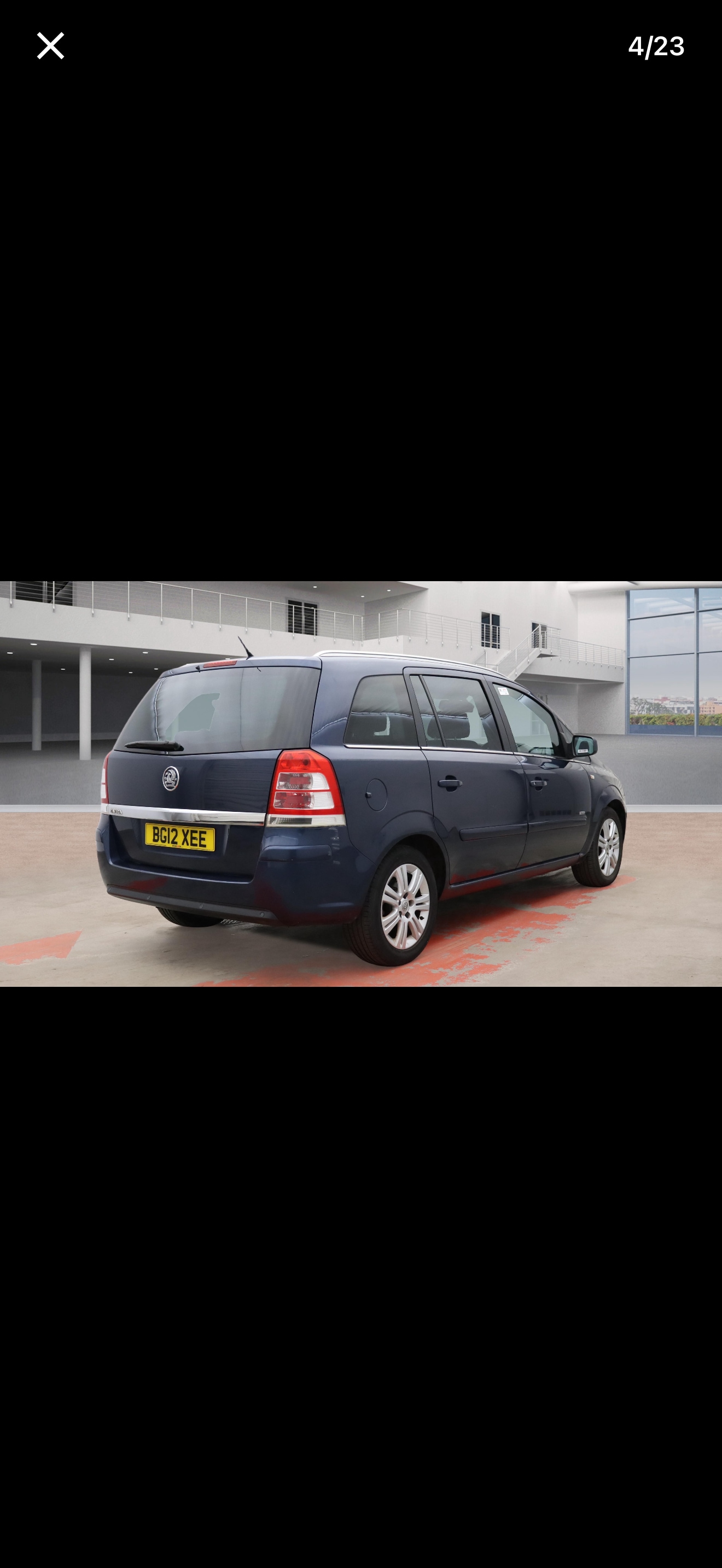 Used Vauxhall Zafira 2012 for sale - 77314533: Photo 4