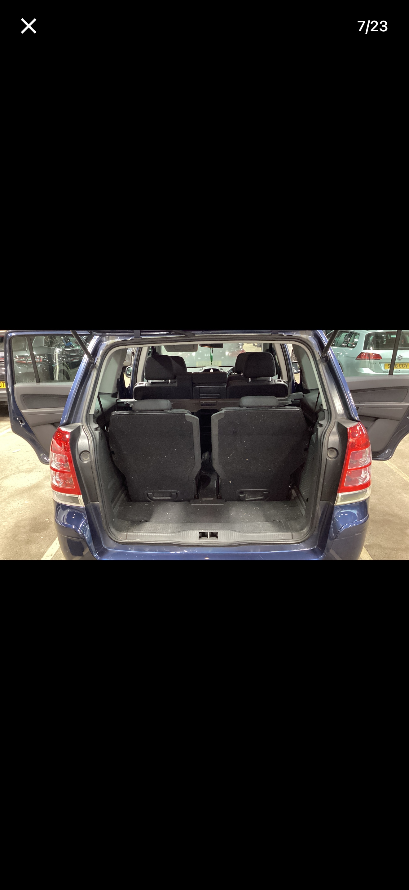 Used Vauxhall Zafira 2012 for sale - 77694716: Photo 6