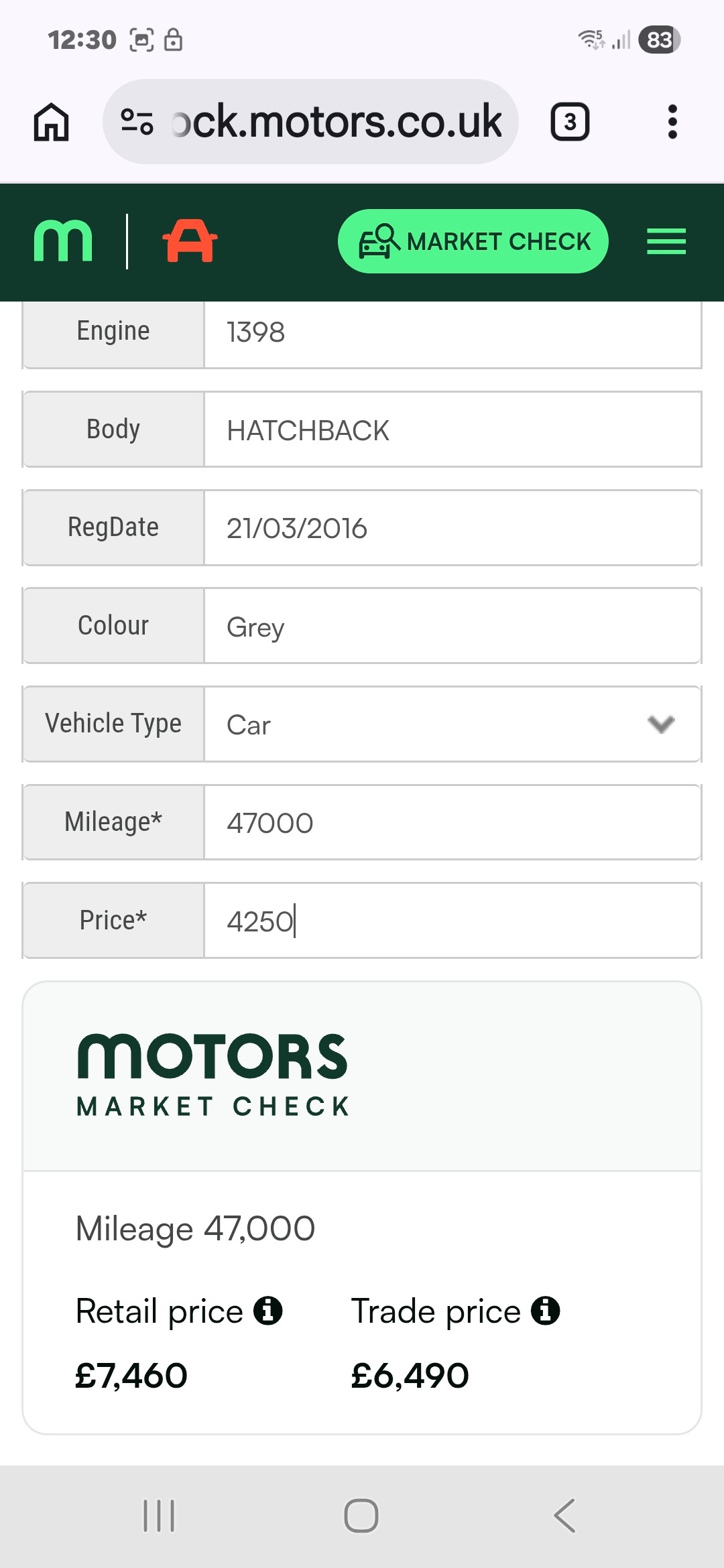 Used Vauxhall ADAM 2016 for sale - 78131989: Photo 12