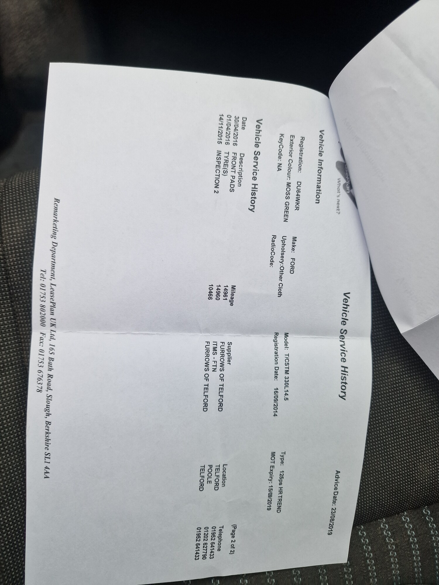 Used Ford Transit Custom 2014 for sale - 77846410: Photo 15