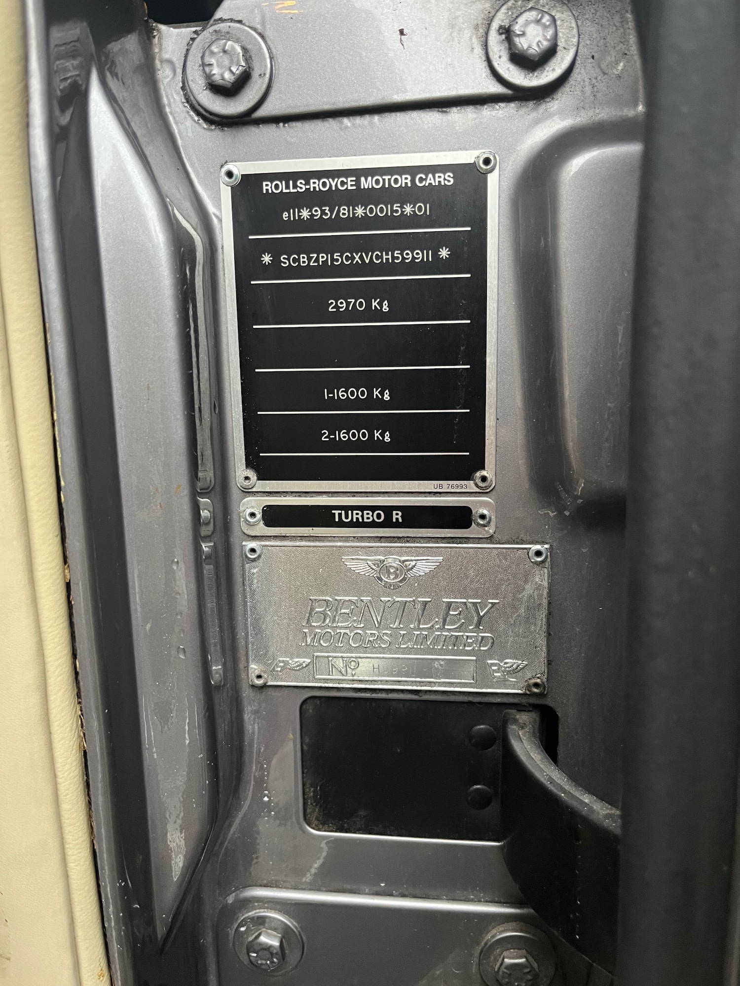 Used Bentley Turbo R 1997 for sale - 76547962: Photo 26