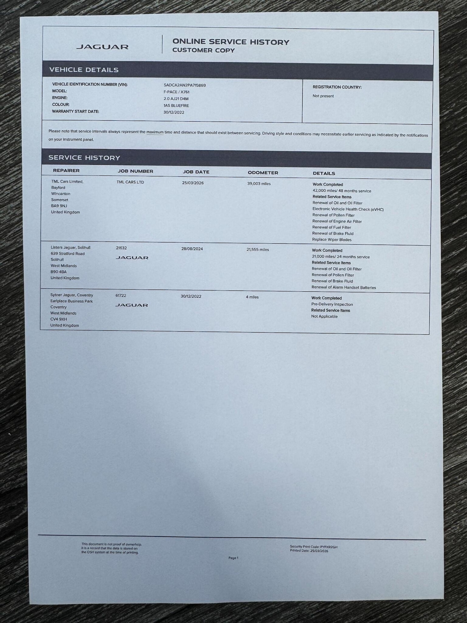 Used Jaguar F-Pace 2022 for sale - 78011265: Photo 38