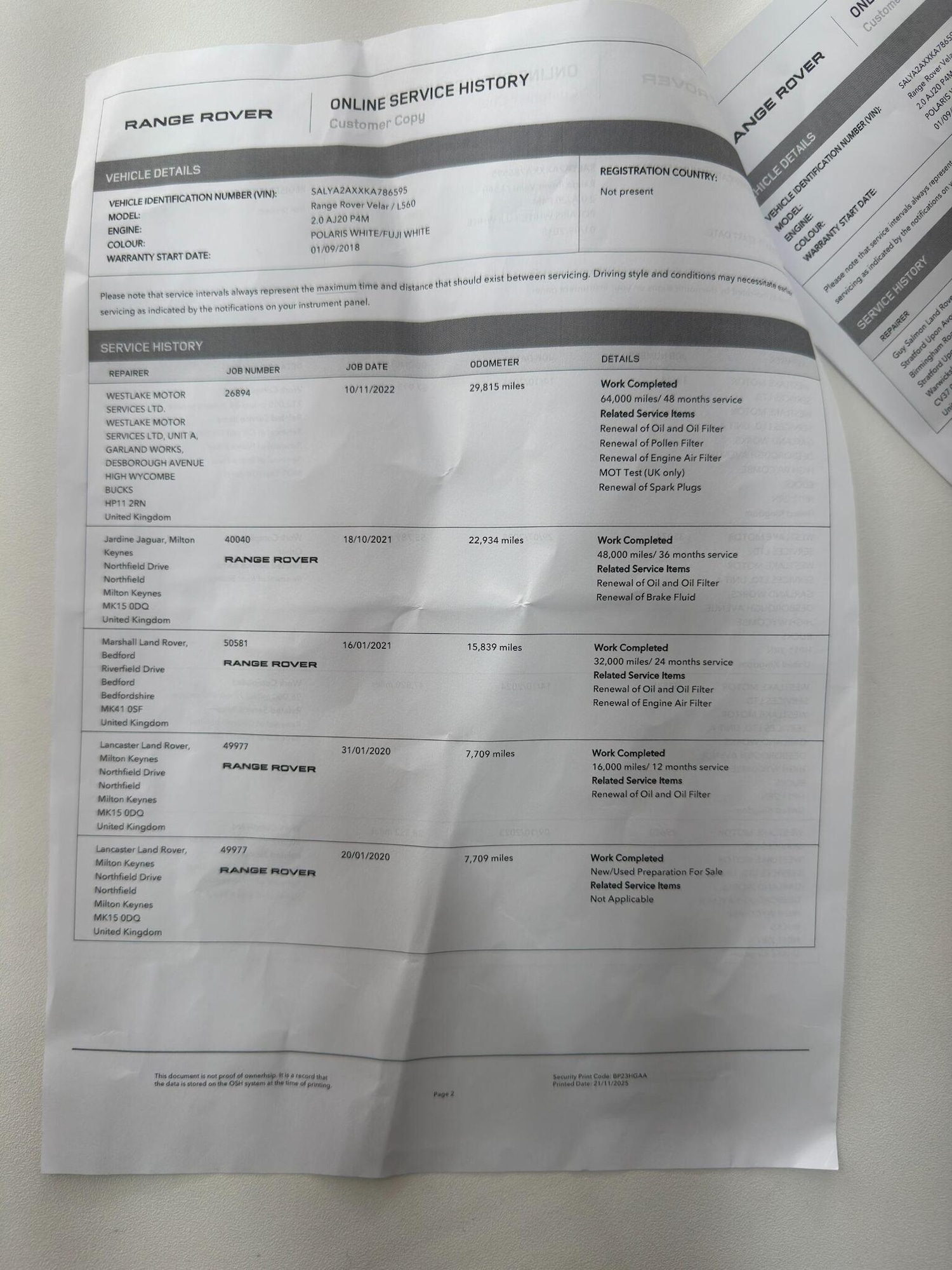 Used Land Rover Range Rover Velar 2018 for sale - 76968569: Photo 41