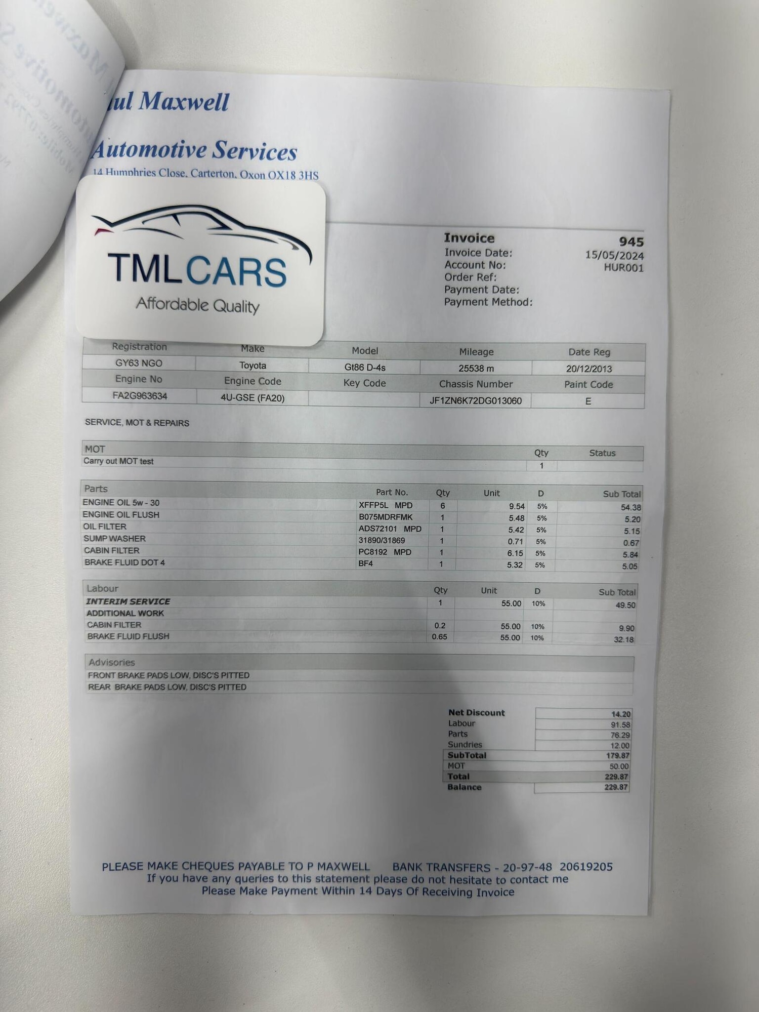 Used Toyota GT86 2013 for sale - 76554014: Photo 48