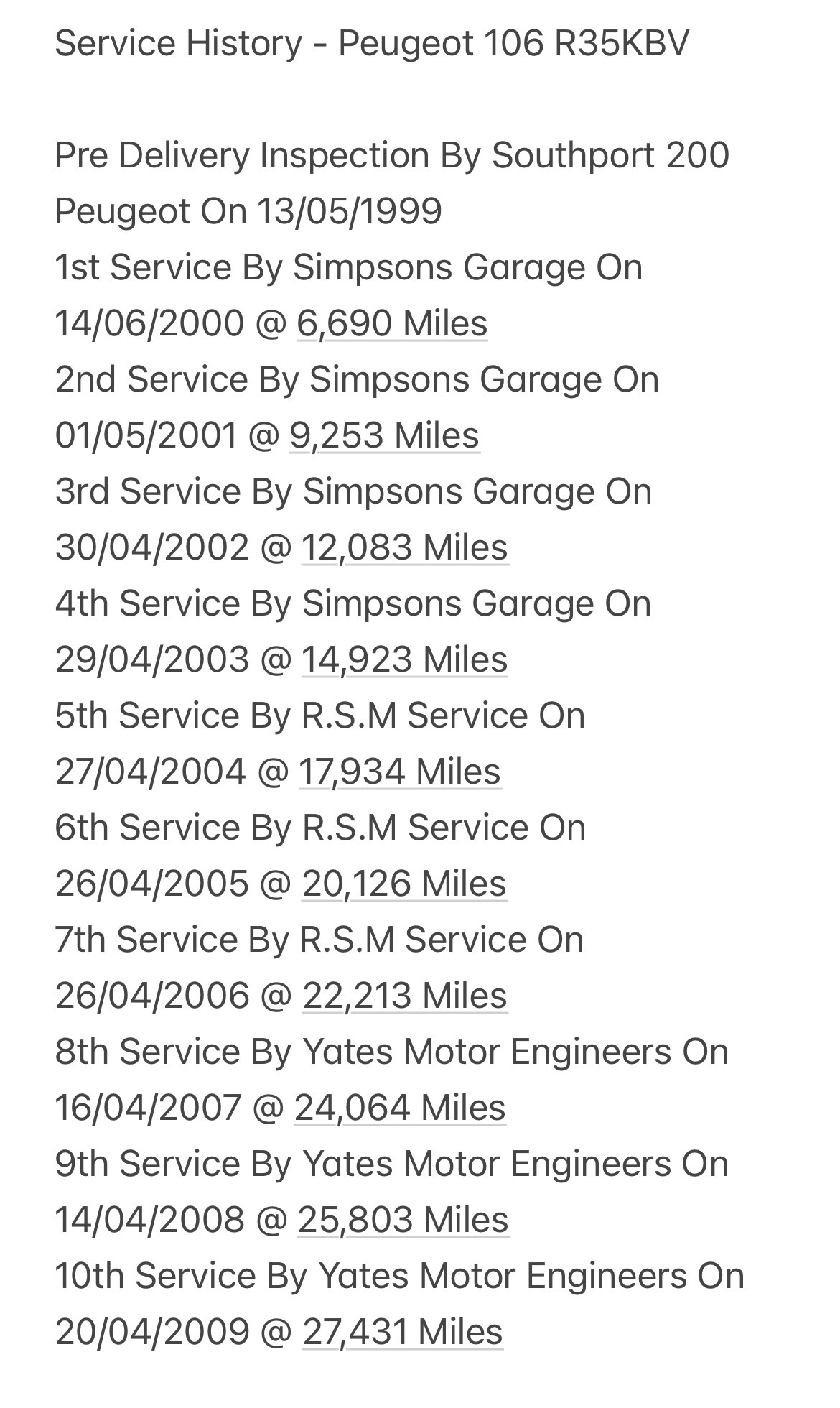 Used Peugeot 106 1998 for sale - 67529955: Photo 19