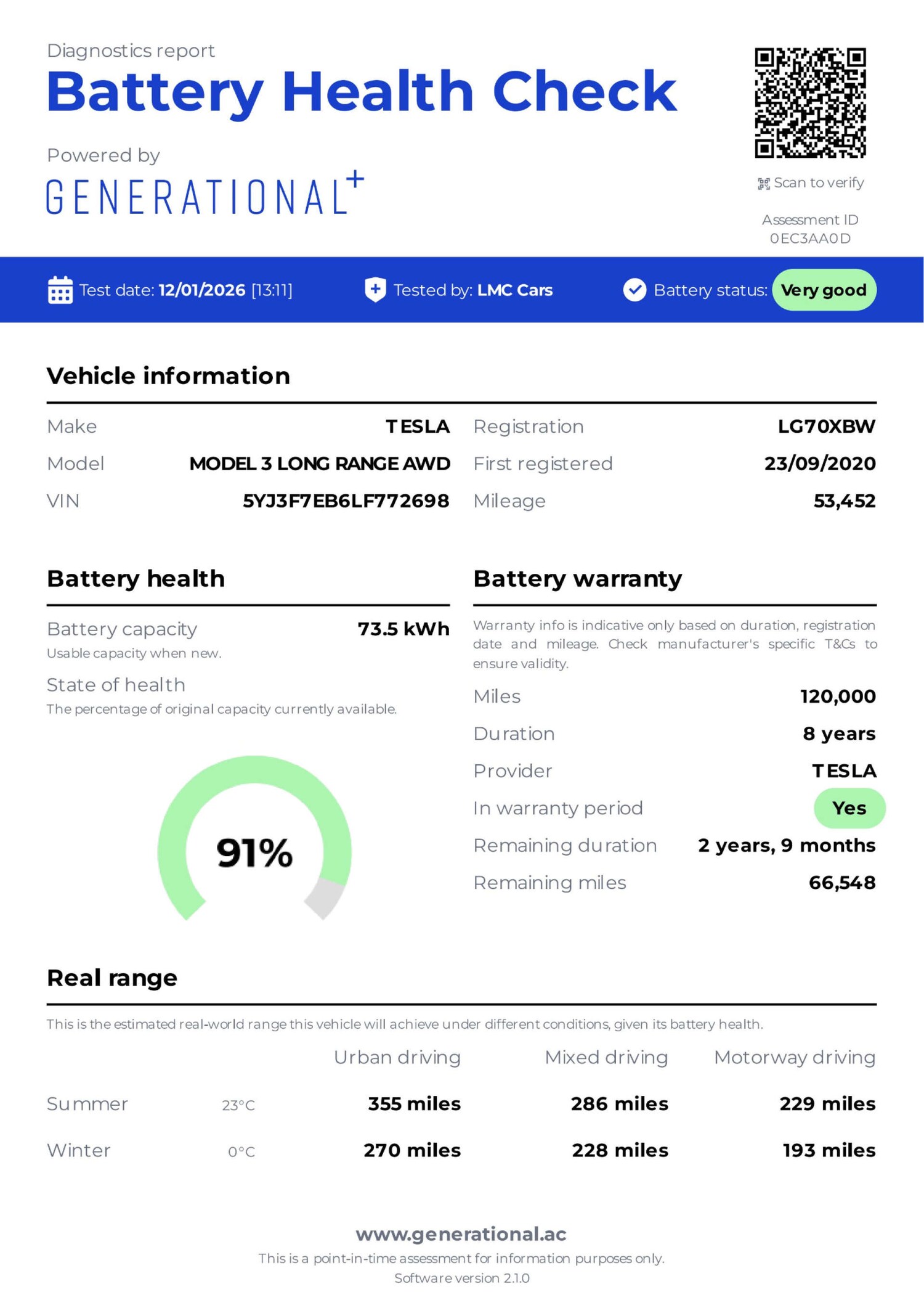 Used Tesla Model 3 2020 for sale - 77702639: Photo 5